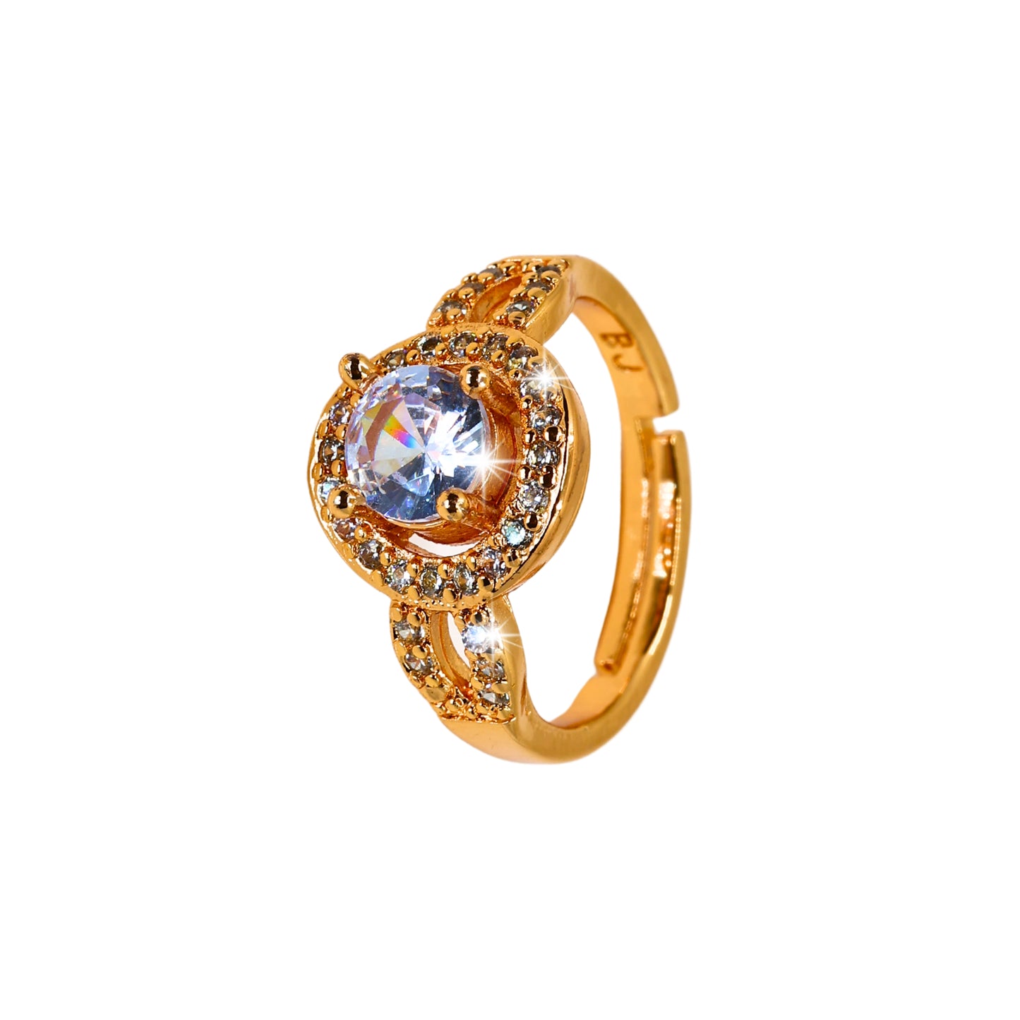 Evelyn Cubic Zirconia Engagement Adjustable Ring