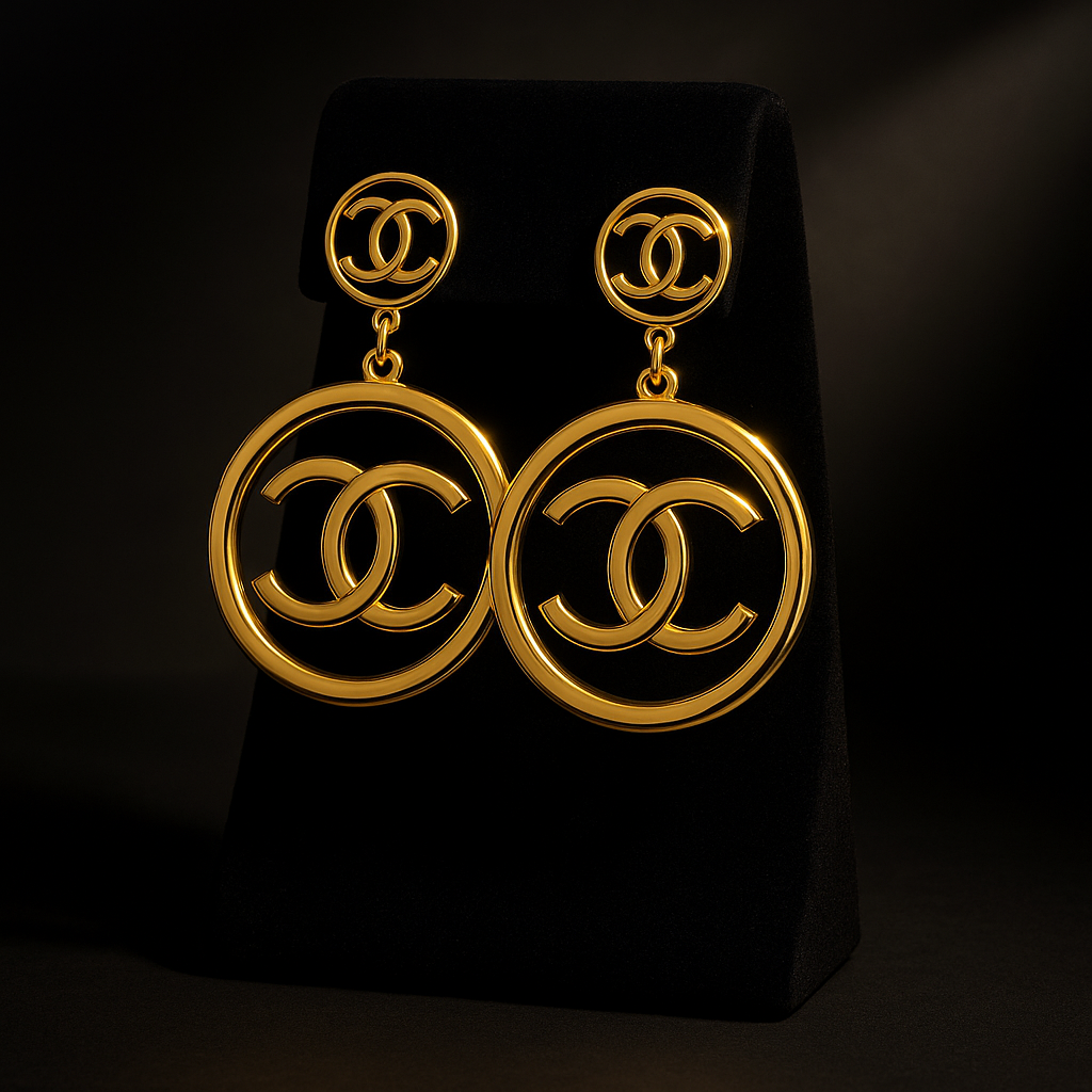 Bold Chanel Inspired Anti-Tarnish Earrings – Everyday Glamour