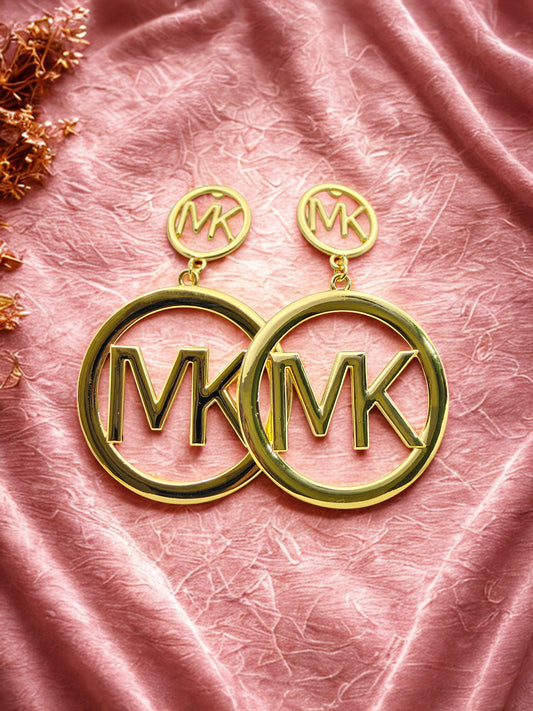 Luxury MK Inspired 18K Gold Anti-Tarnish Earrings