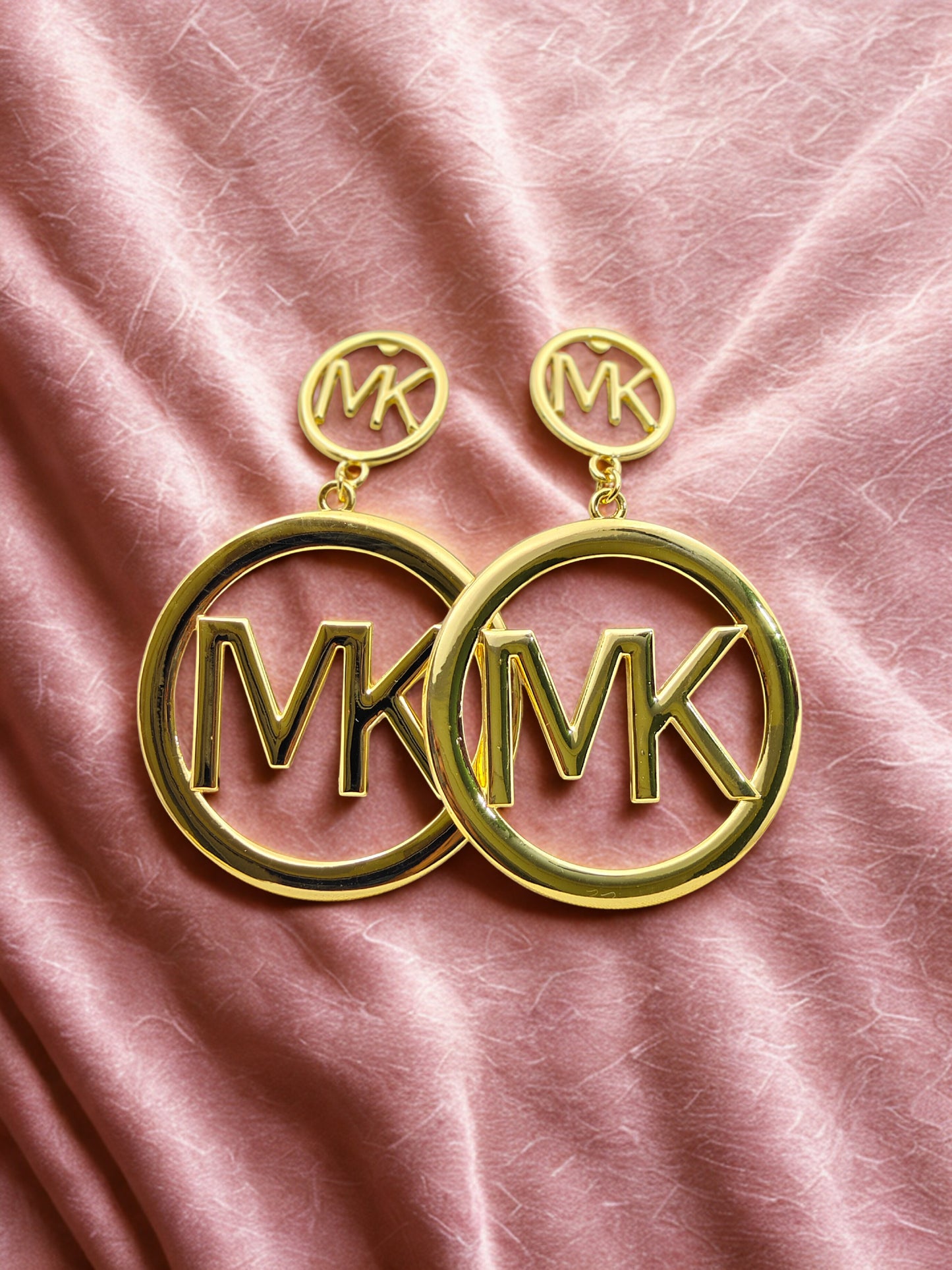 Luxury MK Inspired 18K Gold Anti-Tarnish Earrings