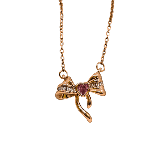 Red Soul Anti Tarnish Pendant Necklace Rose Gold RGCP152 - The Soul Jewellery