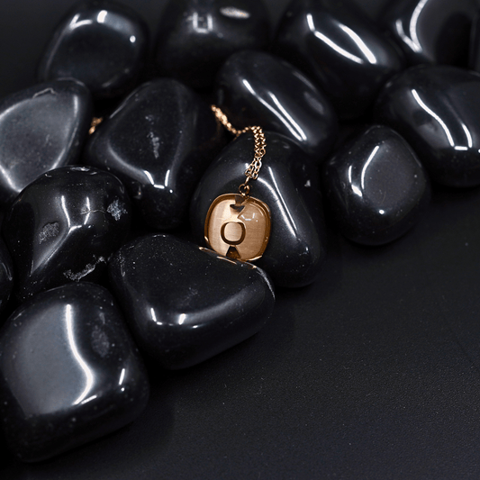 Chic 18K Rose Gold Plated Anti - Tarnish Rectangular Pendant Necklace with Delicate Chain ATCP110 - The Soul Jewellery