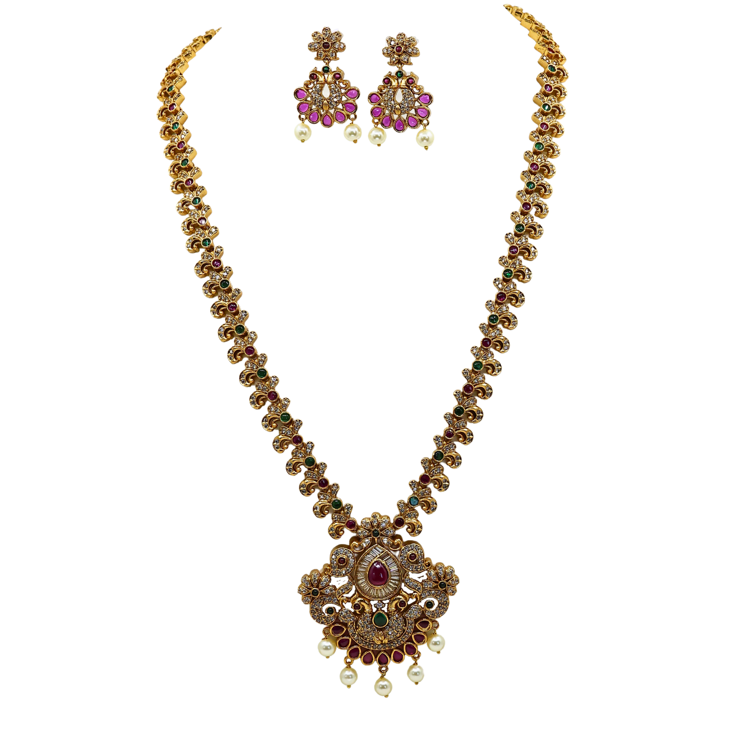 Traditional Gold Long Necklace