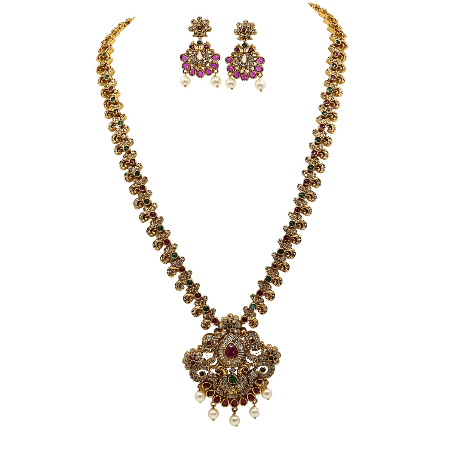 Traditional Gold Long Necklace