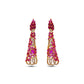 Tulip AD Studded Dangle Earring