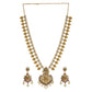 Sia Antique Gold-Plated Ram Parivar Long Necklace & Earring Set