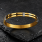 AURÉLIA AMORE LUXE 6™ Gold & Silver-Tone Minimalist Demi-Fine Bracelet for Men