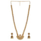 Chanda Antique Gold-Plated Long Necklace & Earring Set