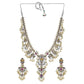 Jodha Royal Antique Gold Necklace Set - Fusion of Art