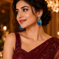 Ocean Blue Swirl Drop Earrings for Women – Gold-Tone Abstract Teardrop Statement Earrings