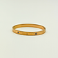 Golden Radiance: CZ Studded Textured 18K Rose Gold Plated Anti-Tarnish Bangle RGB202