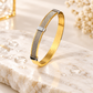 Men’s Dual-Tone Gold & Silver Mesh Bracelet – Minimalist Designer Bangle for Everyday & Party Wear
