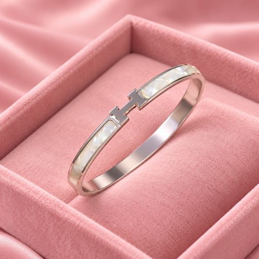 Silver-Tone Anti-Tarnish Stainless Steel Bracelets for Men & Women | Demi Fine Openable Bangles