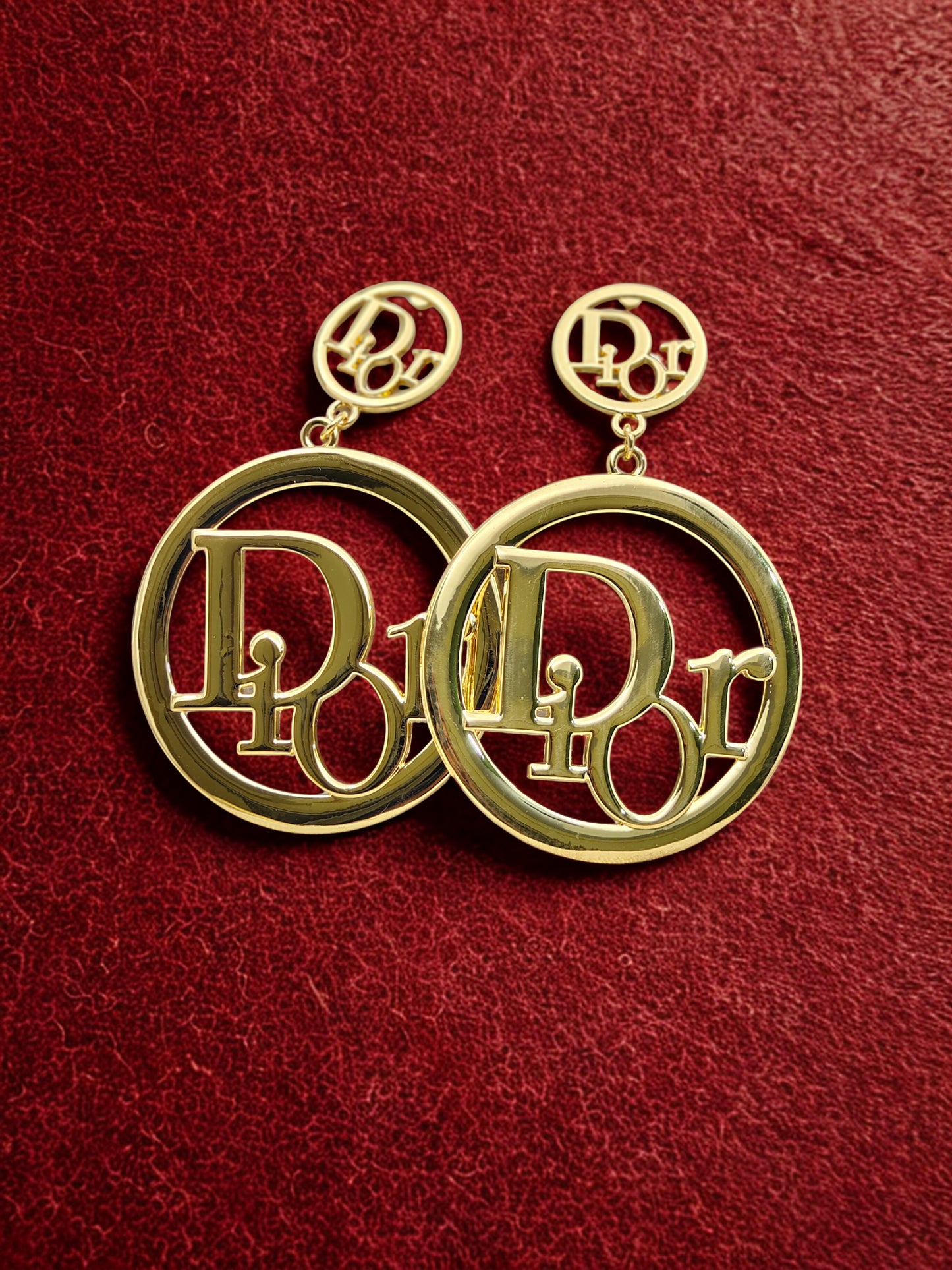 Bold Dior Inspired Anti-Tarnish Earrings – Timeless Glamour