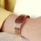 Bold 18K Gold-Plated Chunky Bracelet – Anti-Tarnish Stainless Steel with Intricate Engraved Design RGB415