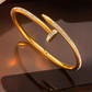 18K Gold Plated Anti-Tarnish Nail Bracelet | Stainless Steel | Diamond-Studded Elegance | Lucky Code 888 for Wealth & Style | Limited Edition Bestseller