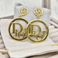 Bold Dior Inspired Anti-Tarnish Earrings – Timeless Glamour