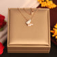 Elegant Rose Gold Plated Butterfly Pendant Necklace for Women – Anti-Tarnish Daily Wear Chain  ATCP182