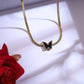 Elegant Butterfly Jewelry Set for Women – 22K Gold Plated Necklace & Earrings | Anti-Tarnish Daily Wear Set