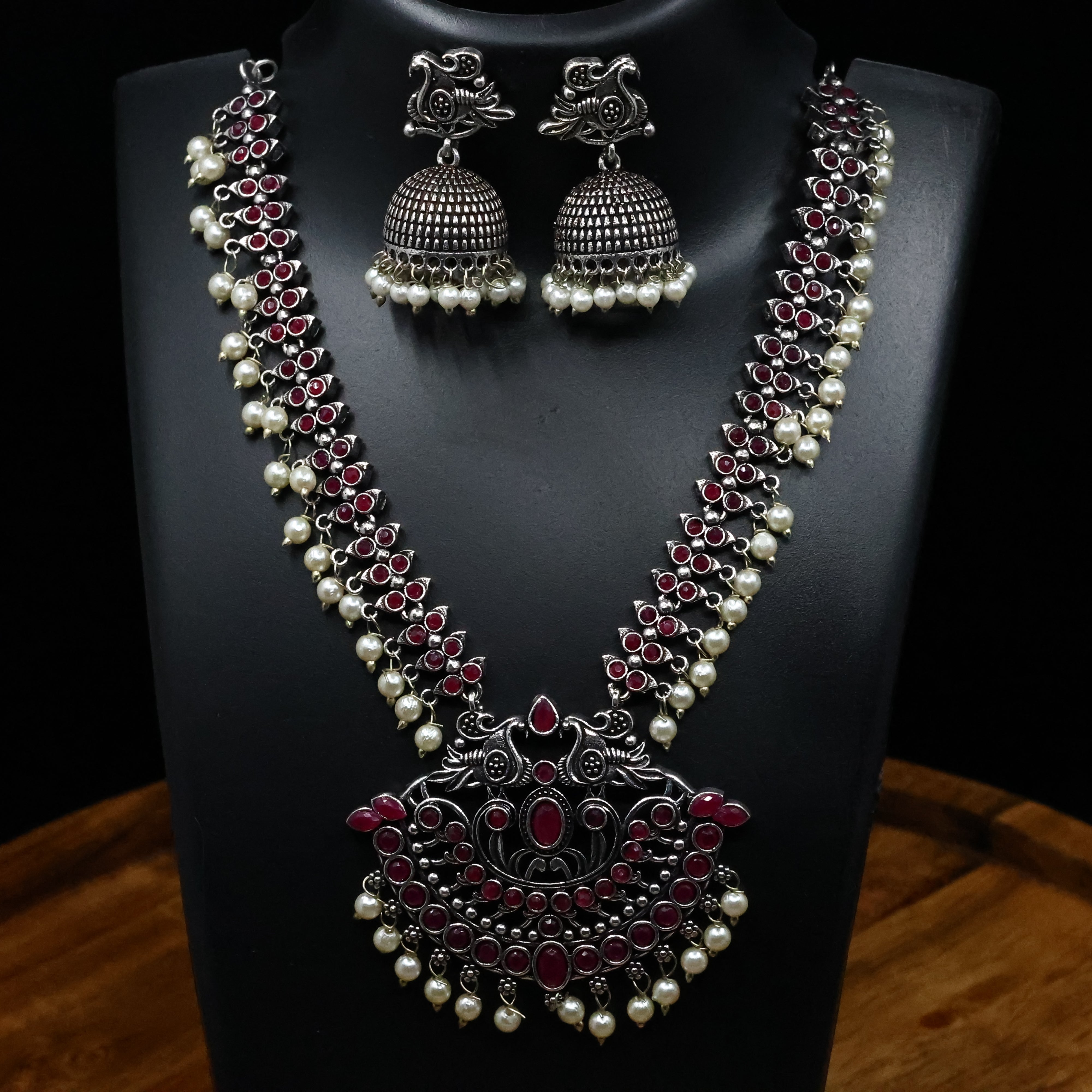 Buy American DIAMOND, CZ Stone Jhumka Earring Maangtika NECKLACE Set Bridal  Wedding Wear Handcrafted Indian Jwellery Set Combo for Women Online in  India - Etsy