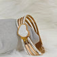 Pure Heart Rose Gold Anti Tarnish Openable Bangle RGB155