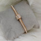 Kada Style Rose Gold Anti Tarnish Openable Bangle RGB163