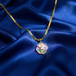 Lavender Blossom Pearl Pendant | Anti-Tarnish Flower Chain for Daily Elegance