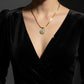 Lucky Blossom 6-Energy Anti-Tarnish Pearl Flower Pendant | Premium Gold Chain for Everyday Elegance