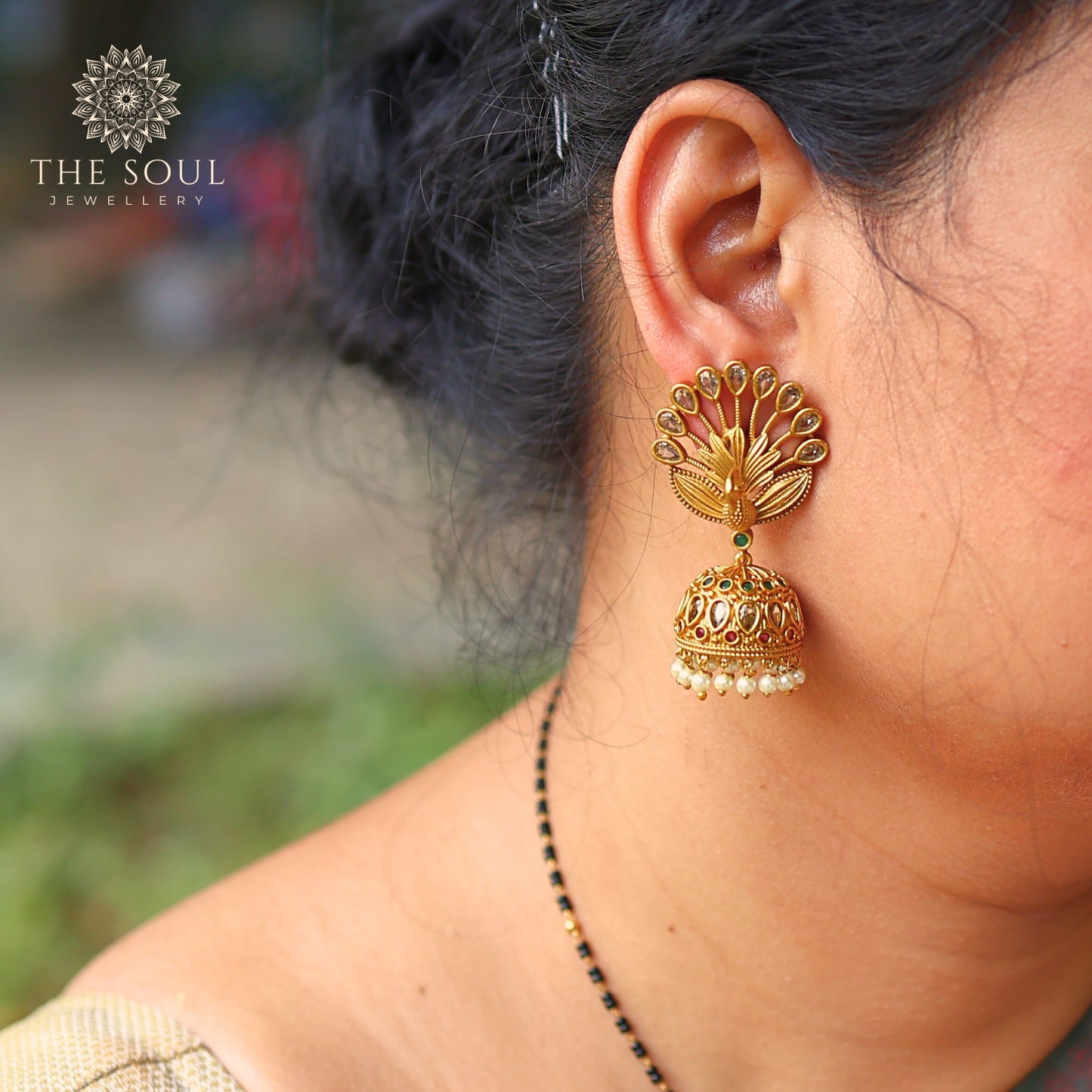 Latika 24K Gold Plated Jhumka Earring MGEJ110