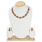 Neerjara Antique Gold-Plated Short Necklace & Earring Set