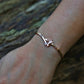 Butterfly Solitaire Rose Gold CZ Anti Tarnish Openable Bangle