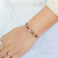 18K Rose Gold Plated Anti Tarnish Stone Fusion Butterfly Chain Bracelet RGB185