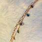 18K Rose Gold Plated Anti Tarnish Evil Eye Chain Bracelet RGB193