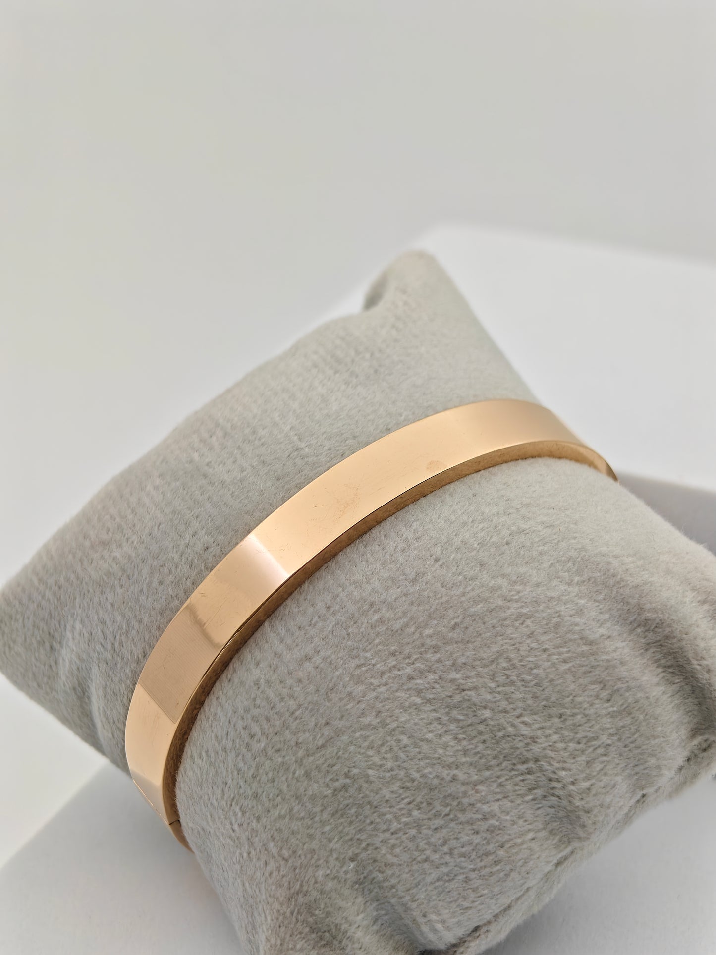 Minimalist 18K Rose Gold Plated Anti-Tarnish Kada Bangle – Timeless Bracelet for Everyday Elegance RGB264