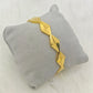 Luxury 18K Gold Plated Geometric Anti-Tarnish Bangle – Bold & Elegant Statement Bracelet RGB409