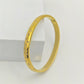 Minimalist 18K Gold Plated Star-Studded Bangle Bracelet – Elegant Crystal Accent Design RGB411