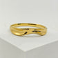 Luxury 22K Gold-Plated Wave Cuff Bracelet – Anti-Tarnish Stainless Steel Statement Bangle RGB441