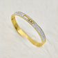 Luxury 22K Gold-Plated Pave CZ Bracelet – Anti-Tarnish Stainless Steel Bangle with Dazzling Crystal Accents RGB449