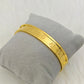 Luxury 22K Gold-Plated BVLGARI-Inspired Bracelet – Anti-Tarnish Stainless Steel Engraved Bangle RGB458