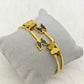 Luxury 22K Gold-Plated Butterfly Bracelet – Anti-Tarnish Stainless Steel Bangle with Dual-Tone Enamel Accents RGB461