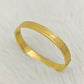 Minimalist 18K Gold Plated Anti-Tarnish Bracelet with Engraved Greek Key Pattern – Timeless Elegance RGB462