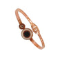 Luxury 18K Rose Gold Plated Anti-Tarnish Openable Kada – Modern Dual-Tone Circle Design RGB470