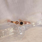 Luxury 18K Rose Gold Plated Anti-Tarnish Openable Kada – Modern Dual-Tone Circle Design RGB470