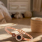 Luxury 18K Rose Gold Plated Anti-Tarnish Openable Kada – Modern Dual-Tone Circle Design RGB470