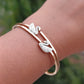Elegant 18K Rose Gold Plated Anti-Tarnish Swan Bangle – Sparkling Crystal Daily Wear Bracelet for Women RGB477