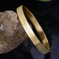 18K Gold Plated Titanium Steel Unisex's Bracelet – Engraved 'Endless Love' Cuff for Gifting & Daily Wear RGB485