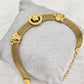 18K Gold Plated Anti-Tarnish Lion Medallion Bracelet – Bold Statement Chain Bangle RGB498