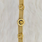 18K Gold Plated Anti-Tarnish Lion Medallion Bracelet – Bold Statement Chain Bangle RGB498