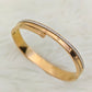 18K Rose Gold Plated Anti-Tarnish Crystal-Accented Bangle – Elegant Screw Designer Bracelet for Women RGB505