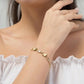 18K Gold Plated Anti-Tarnish Butterfly Chain Bracelet – Stylish Crystal Friendship Jewelry for Girls & Women RGB512